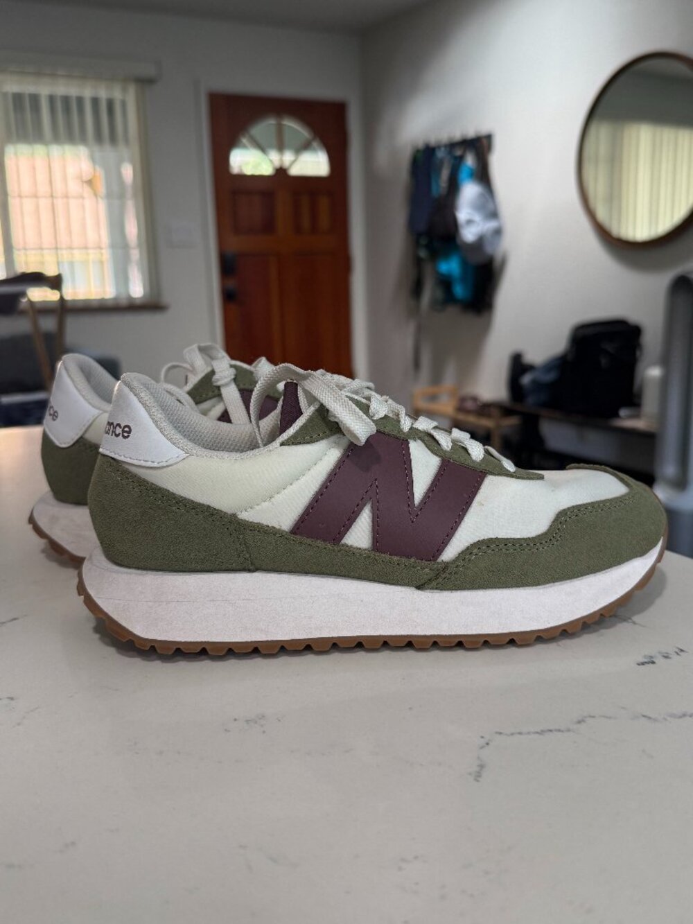 New Balance 237 V1 — Women’s Size 6 Dark Olivine / Sea Salt / Licorice